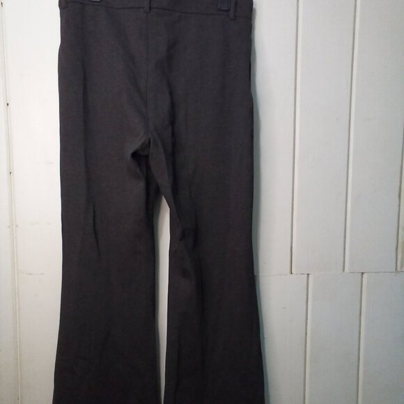 Old Navy Pants Women 12 Flare Trouser Soft Stretch Gray - Picture 11 of 15